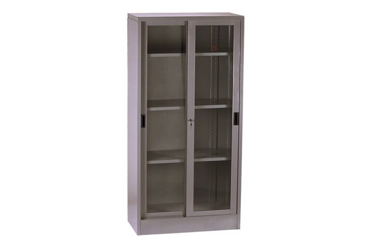 Tủ hồ sơ cửa lùa mặt kính cường lực
