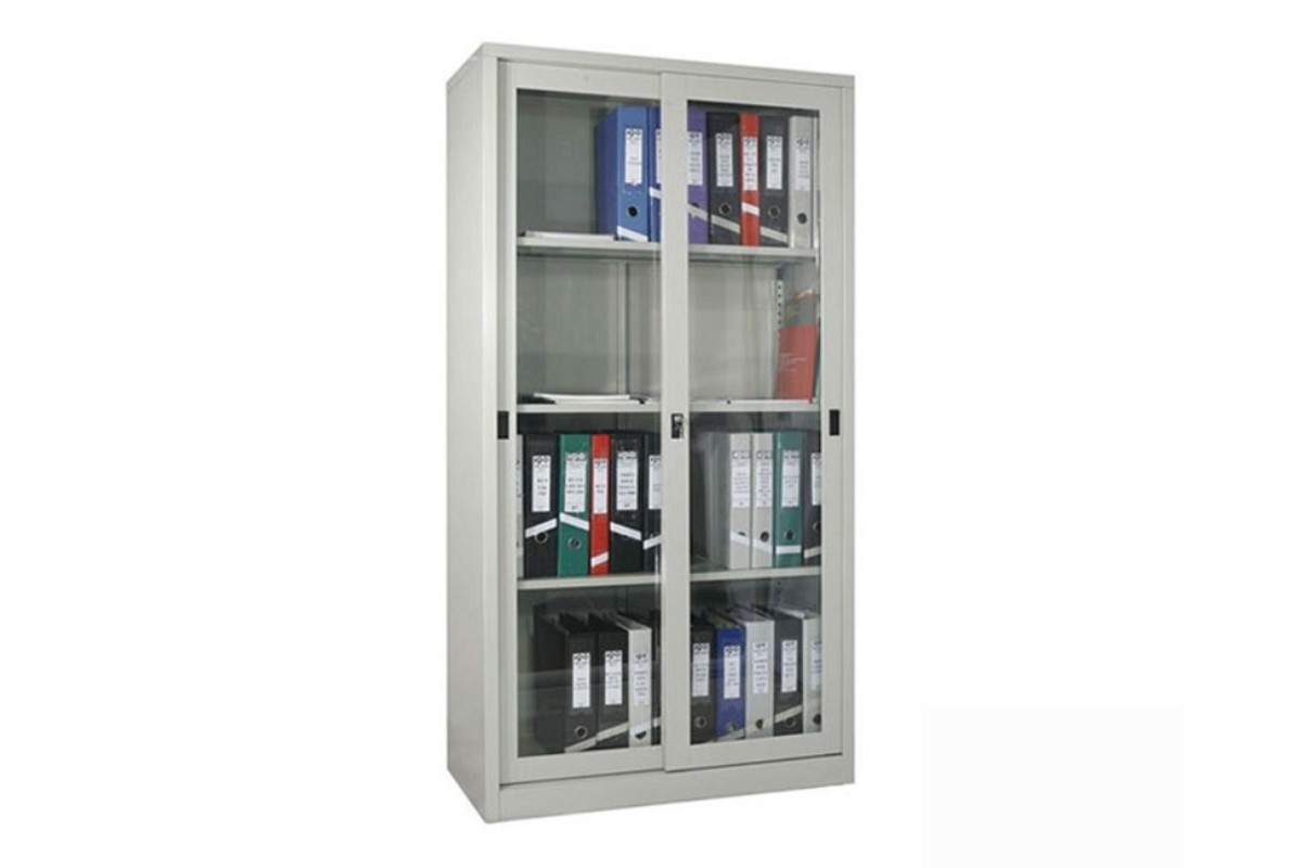 Tủ hồ sơ cửa lùa mặt kính