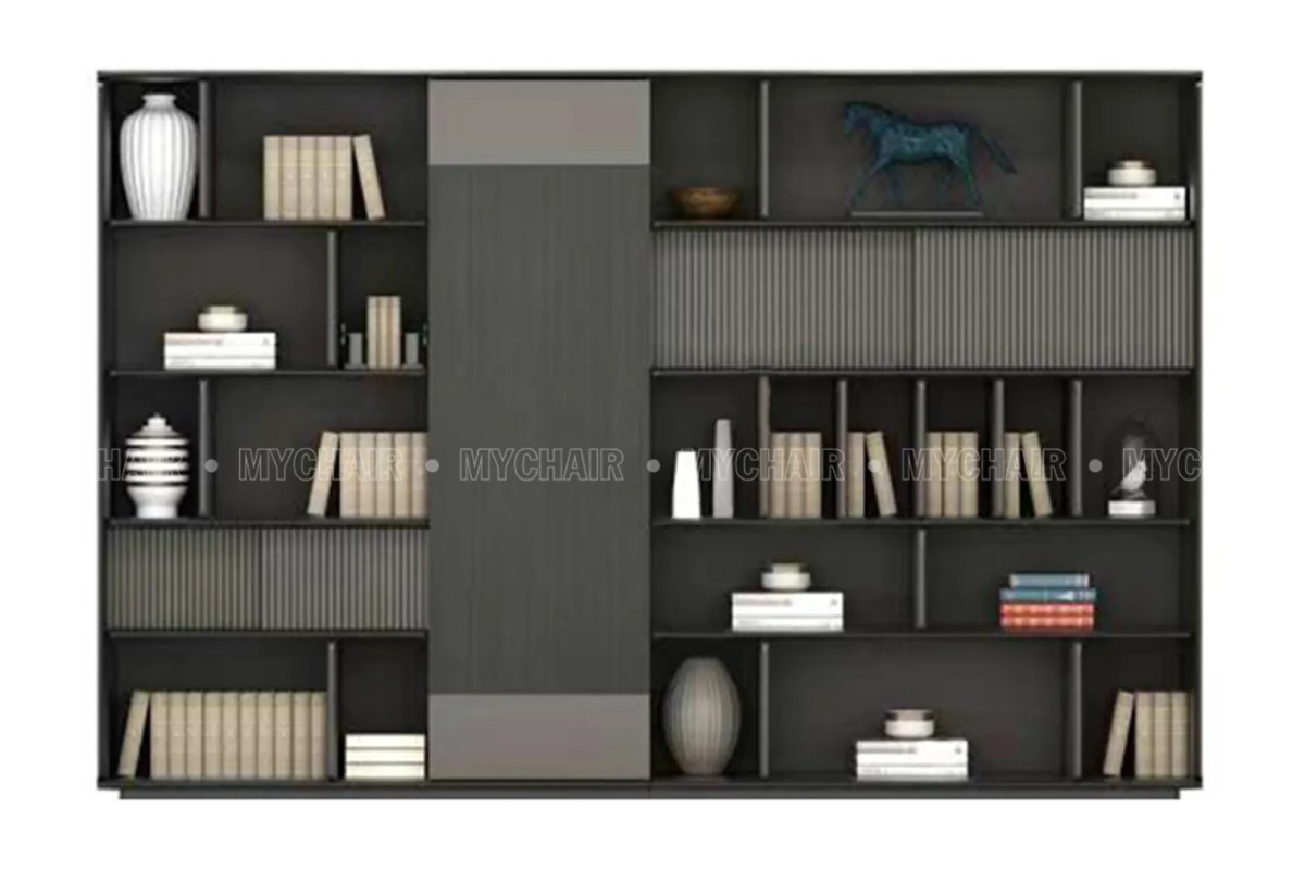 Tủ tài liệu màu đen NBLD04-TL