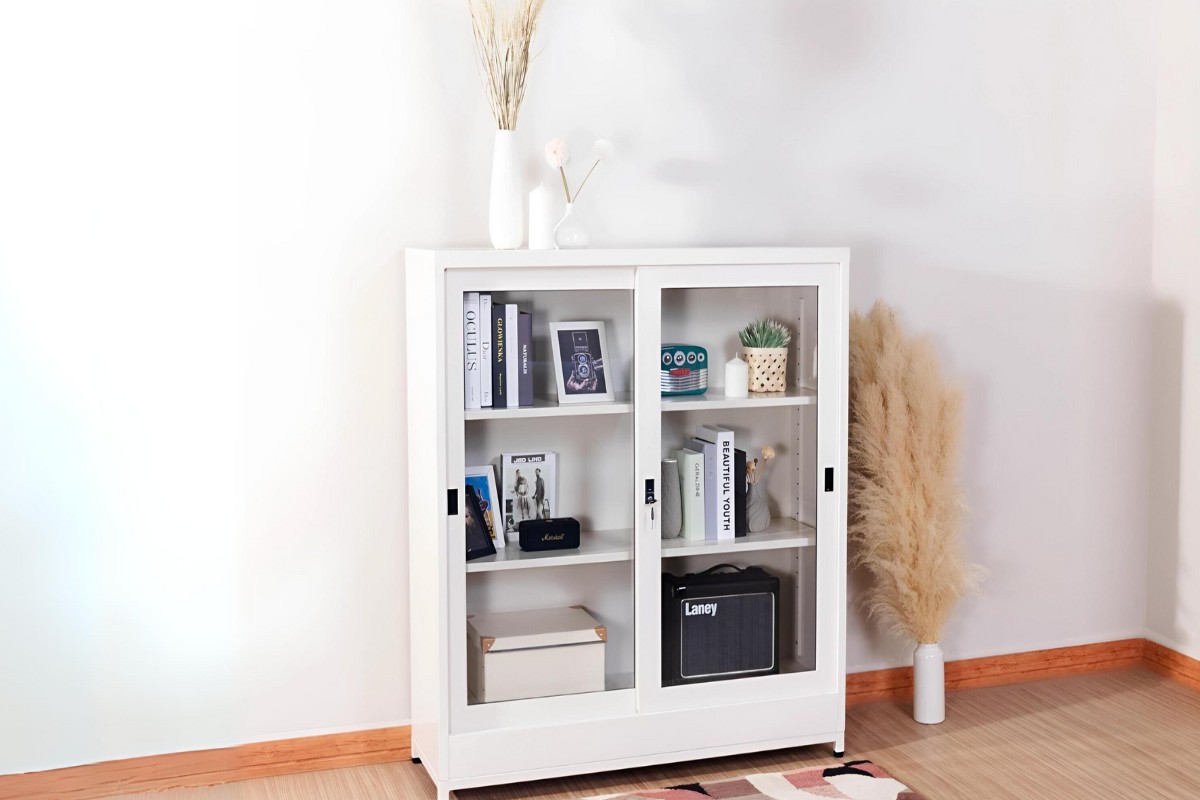 Tủ tài liệu thấp cánh lùa đẹp
