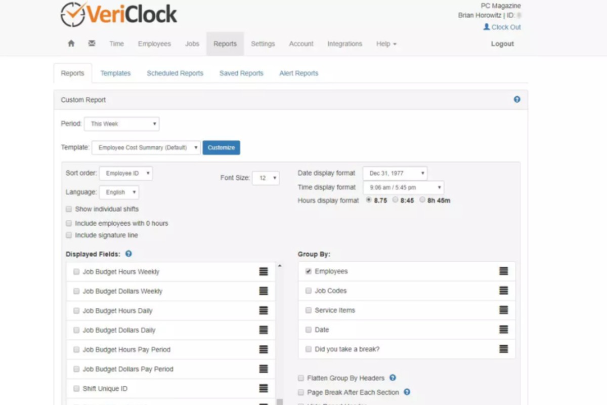 Phần mềm chấm công VeriClock