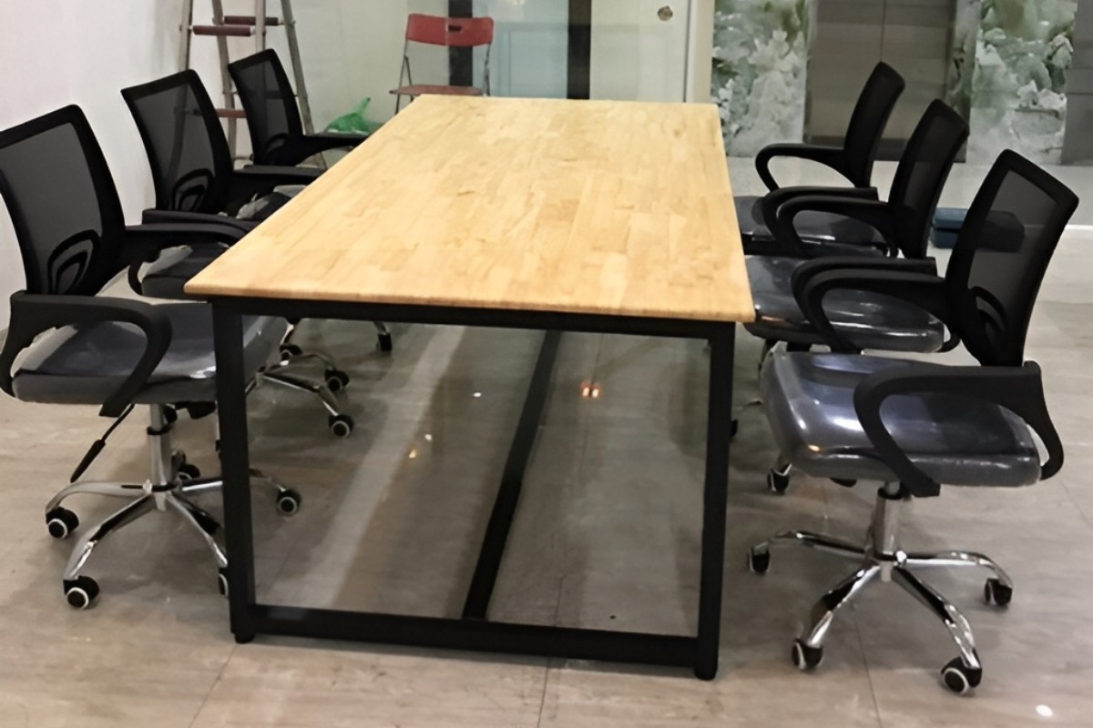 Gỗ cao su ứng dụng trong nội thất văn phòng