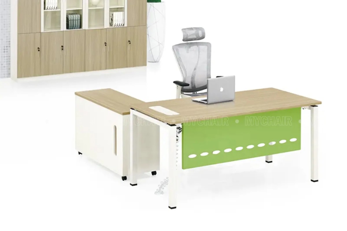 Bàn gỗ công nghiệp chân sắt MyChair ML31