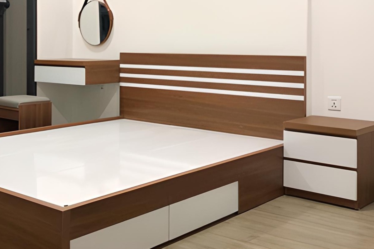 Bàn trà cố định đầu giường