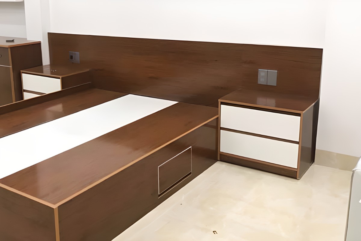 Bàn trà cố định đầu giường