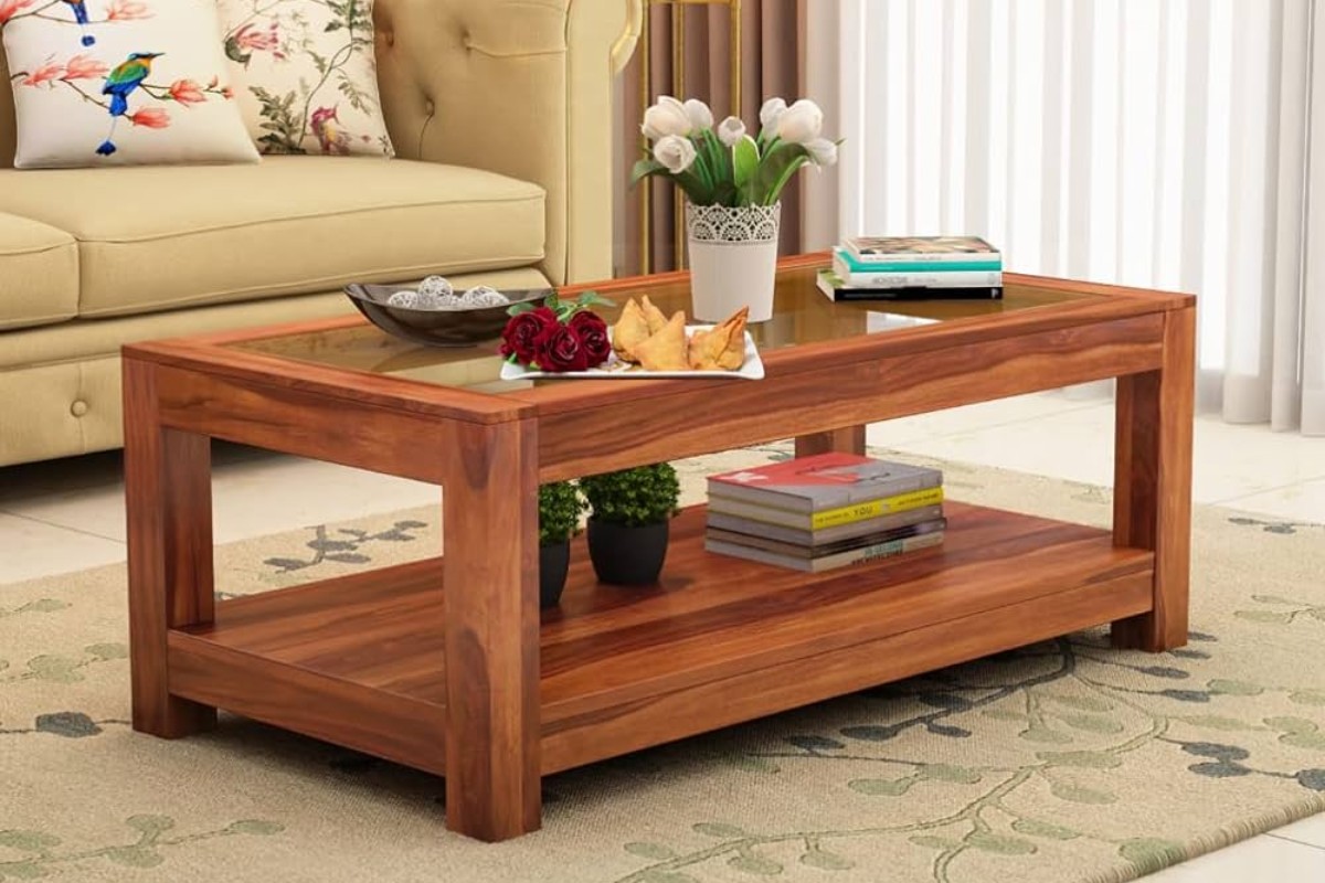 Bàn trà sofa gỗ cao cấp