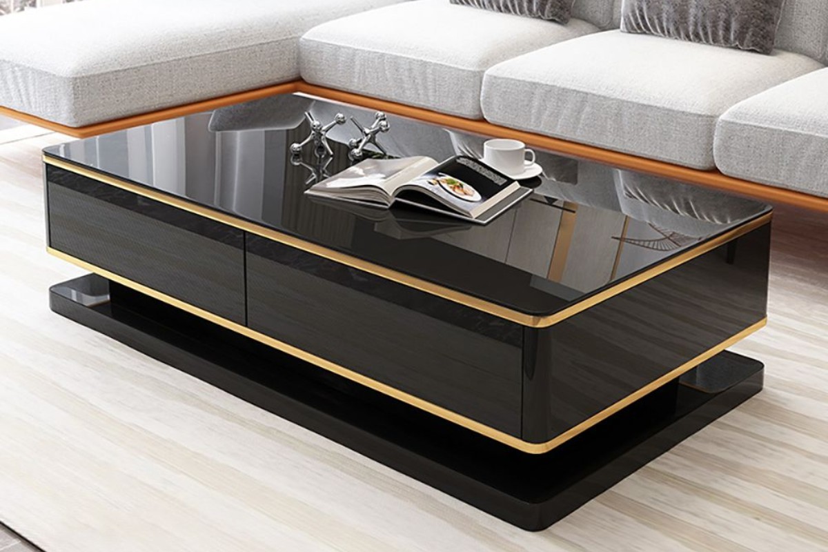 Bàn trà sofa mặt kính với những chi tiết độc đáo