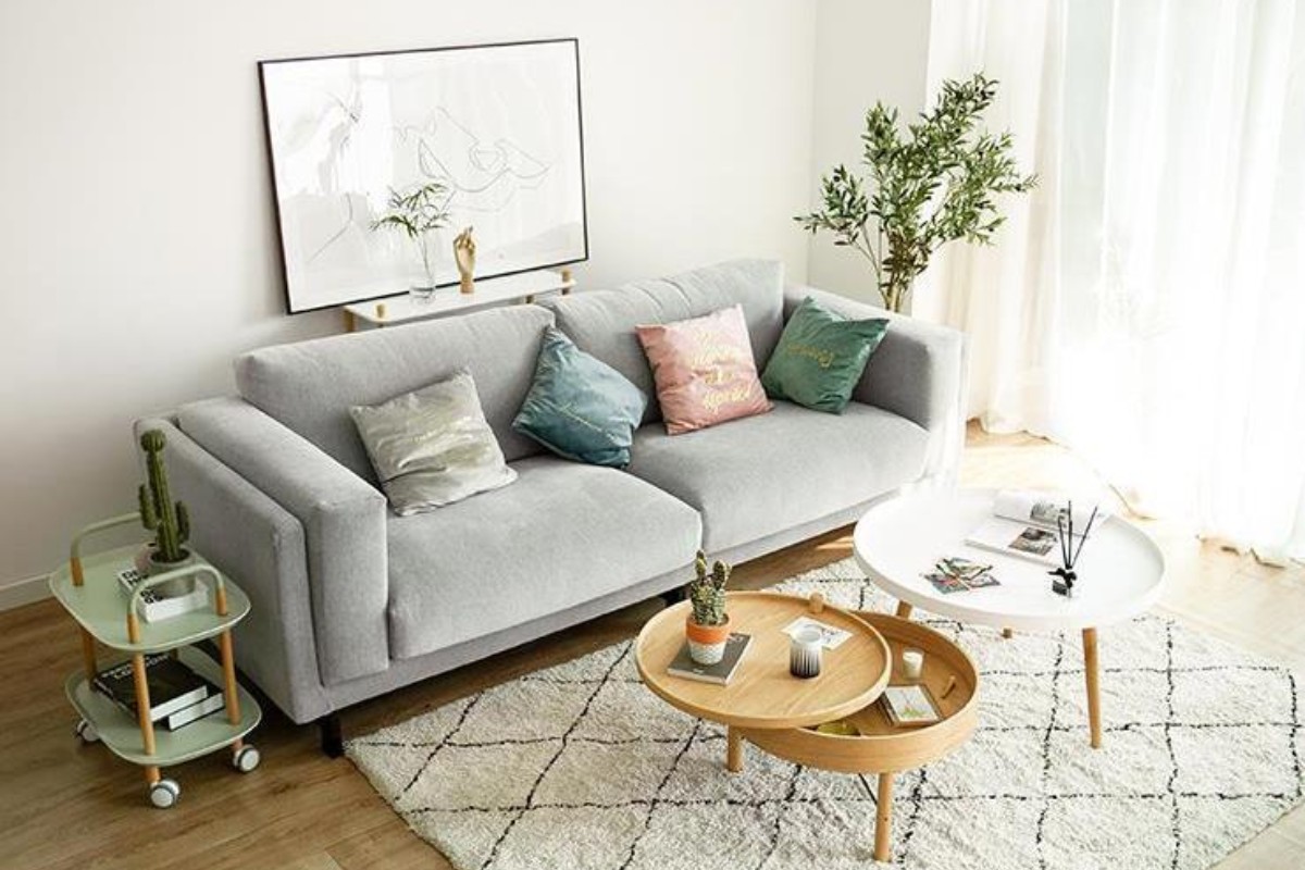 Bàn trà sofa tròn đẹp mắt