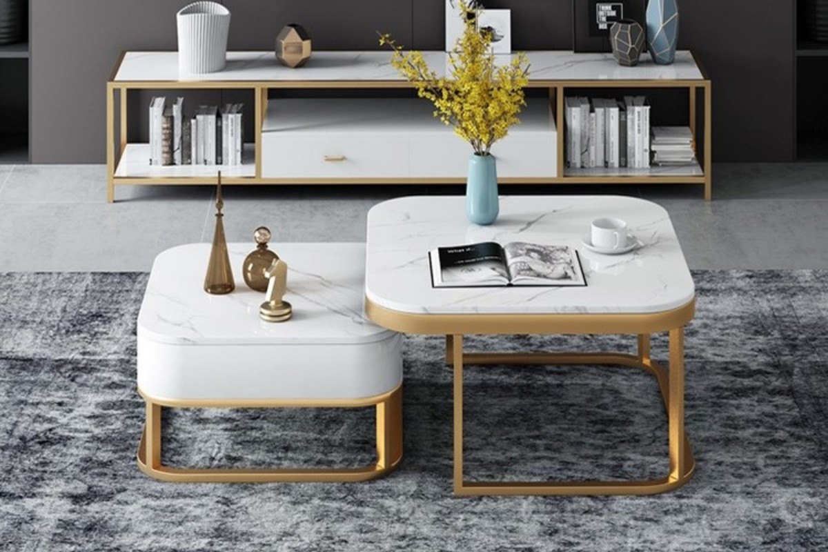 Bàn trà sofa hình vuông đẹp