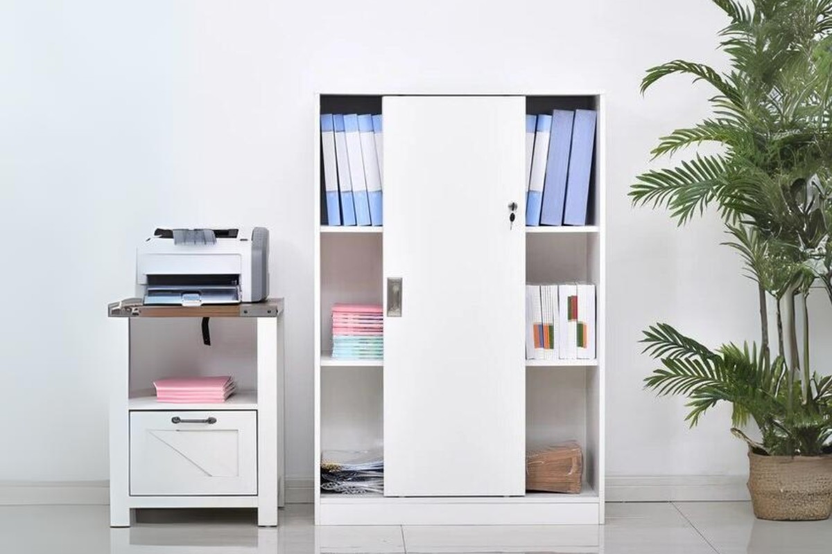 Tủ tài liệu dáng đứng 2 cánh, 6 khoang