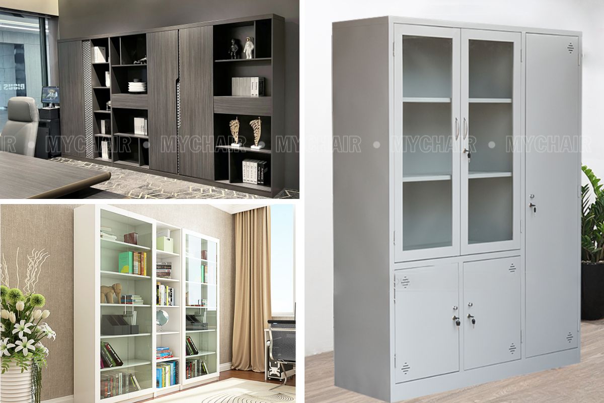 Vậy nên lựa chọn tủ tài liệu gỗ, sắt, nhôm, inox hay nhựa?