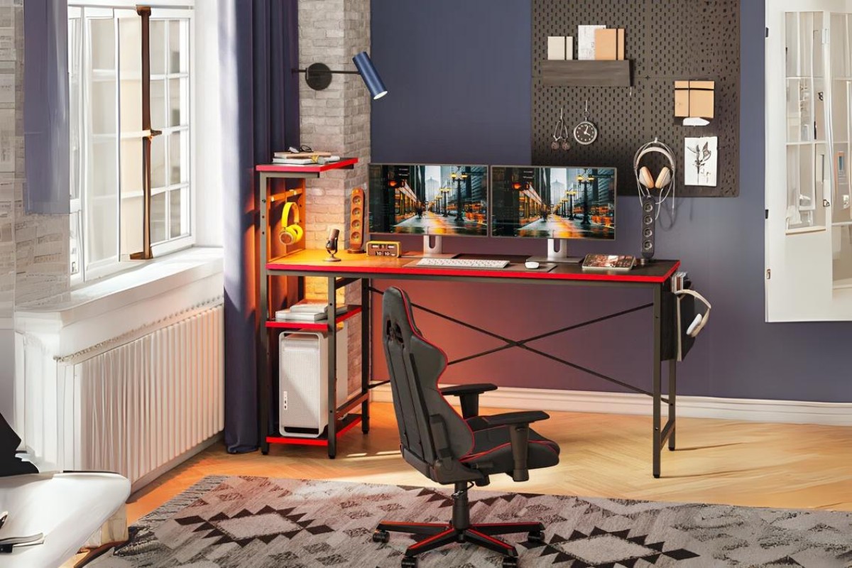 Bàn làm việc gaming chữ U