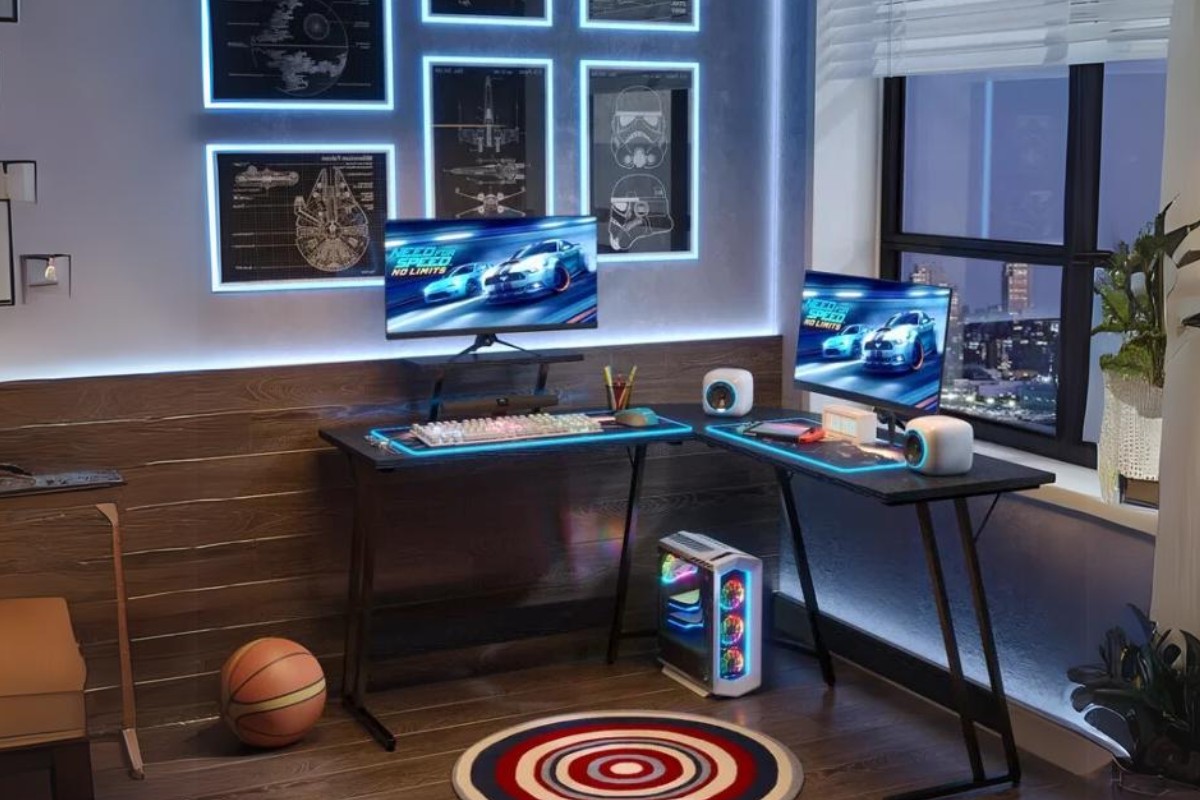 Bàn làm việc gaming chữ Z