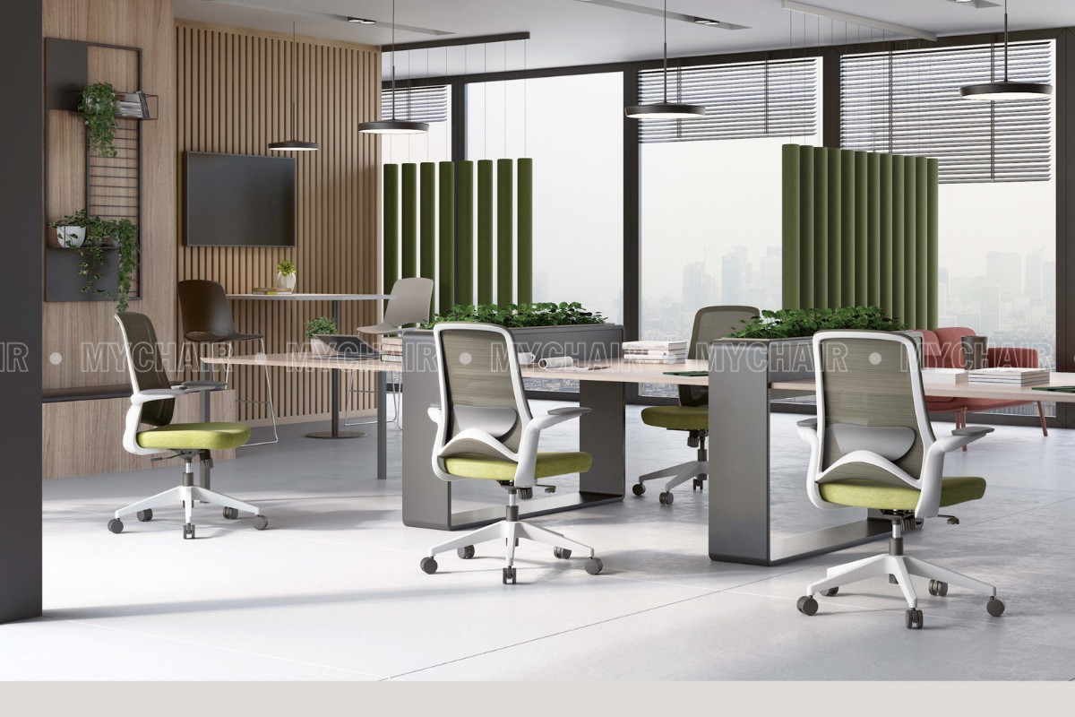Ghế xoay chân 5 cánh tăng tính ổn định