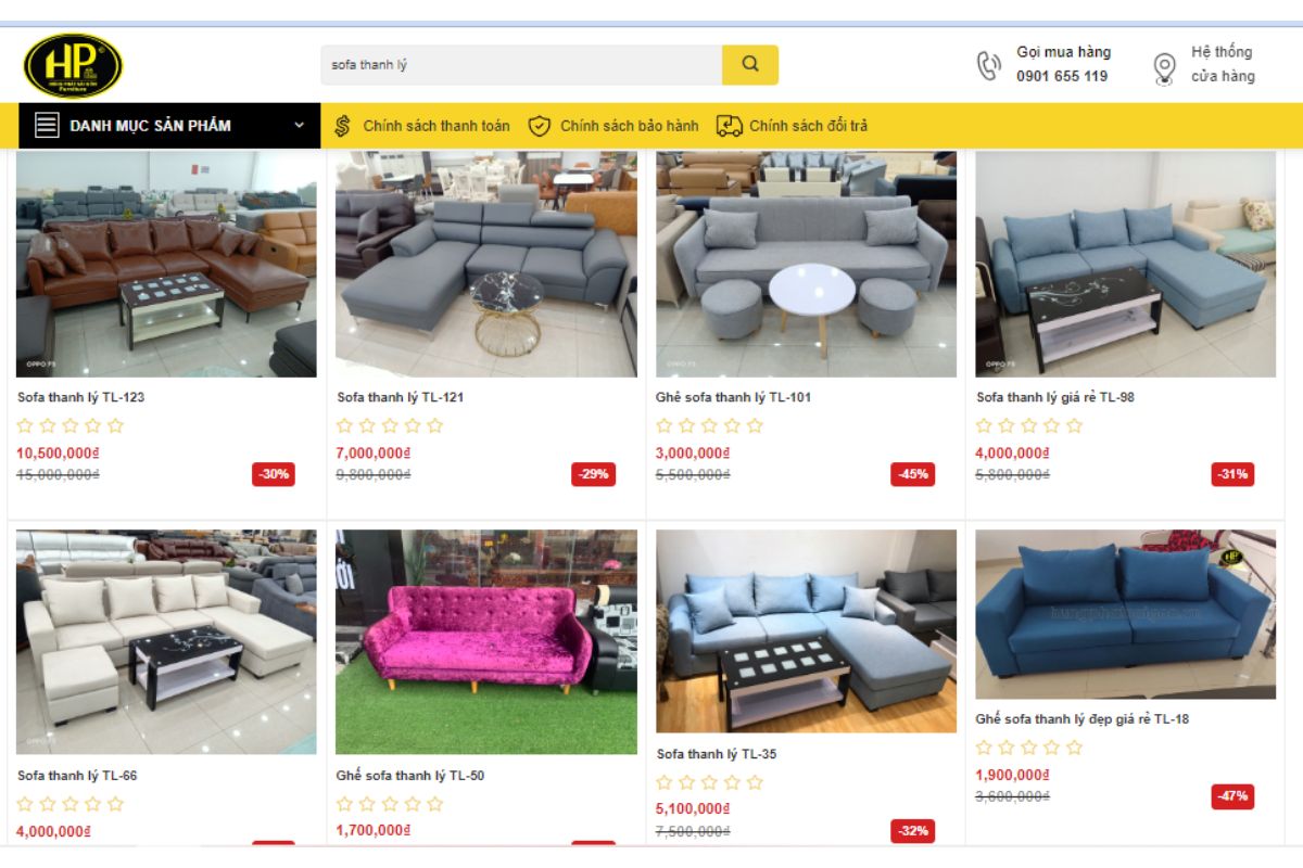 Hưng Phát Sài Gòn - Đơn vị cung cấp sofa thanh lý tại TP. Hồ Chí Minh