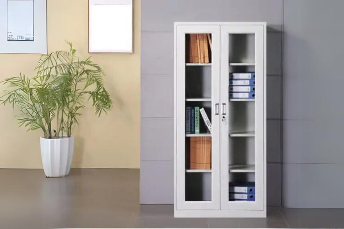 Tủ tài liệu 2 cánh kính