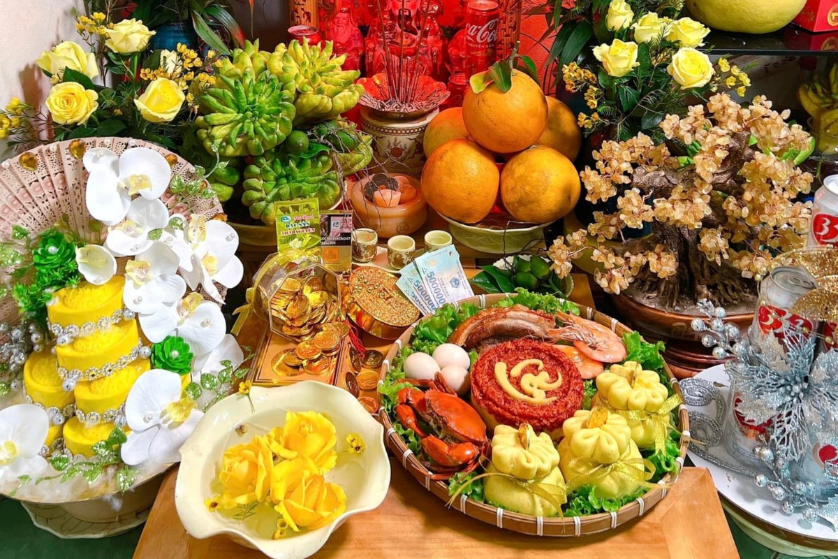 Chuẩn bị mâm cúng Thần Tài