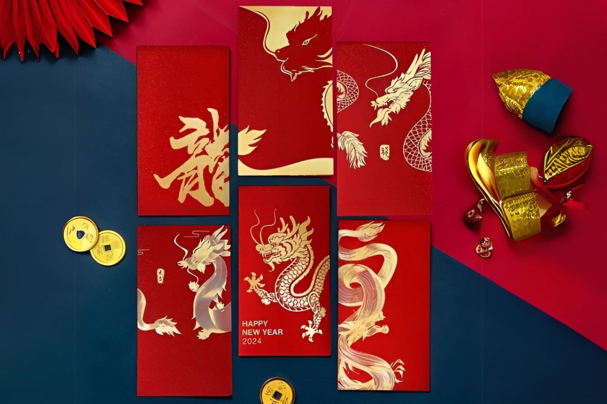 Bao lì xì doanh nghiệp in hình con giáp