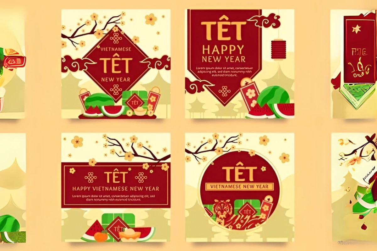 Bao lì xì doanh nghiệp theo phong cách hiện đại