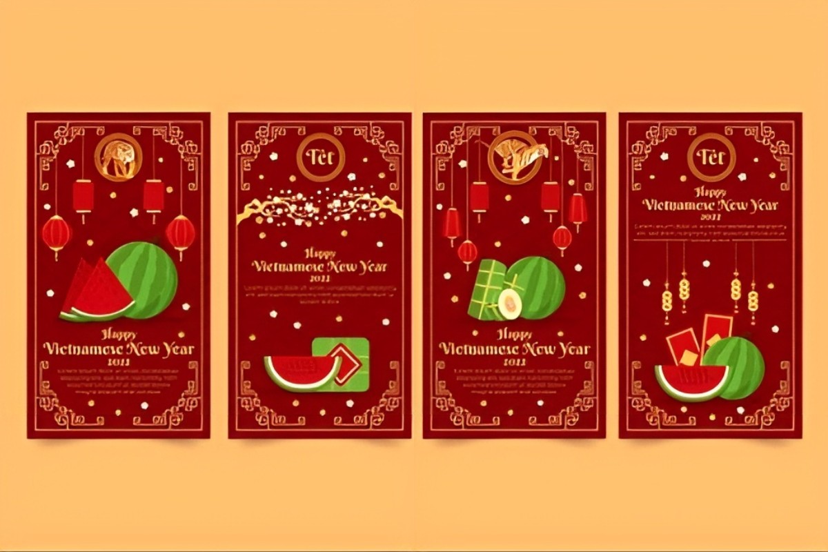 Bao lì xì ngày tết đẹp mắt