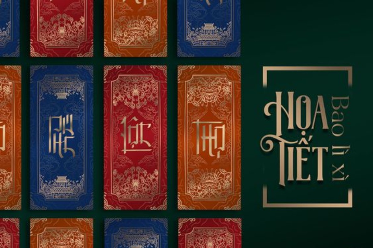 Bao lì xì in hình Phúc Lộc Thọ