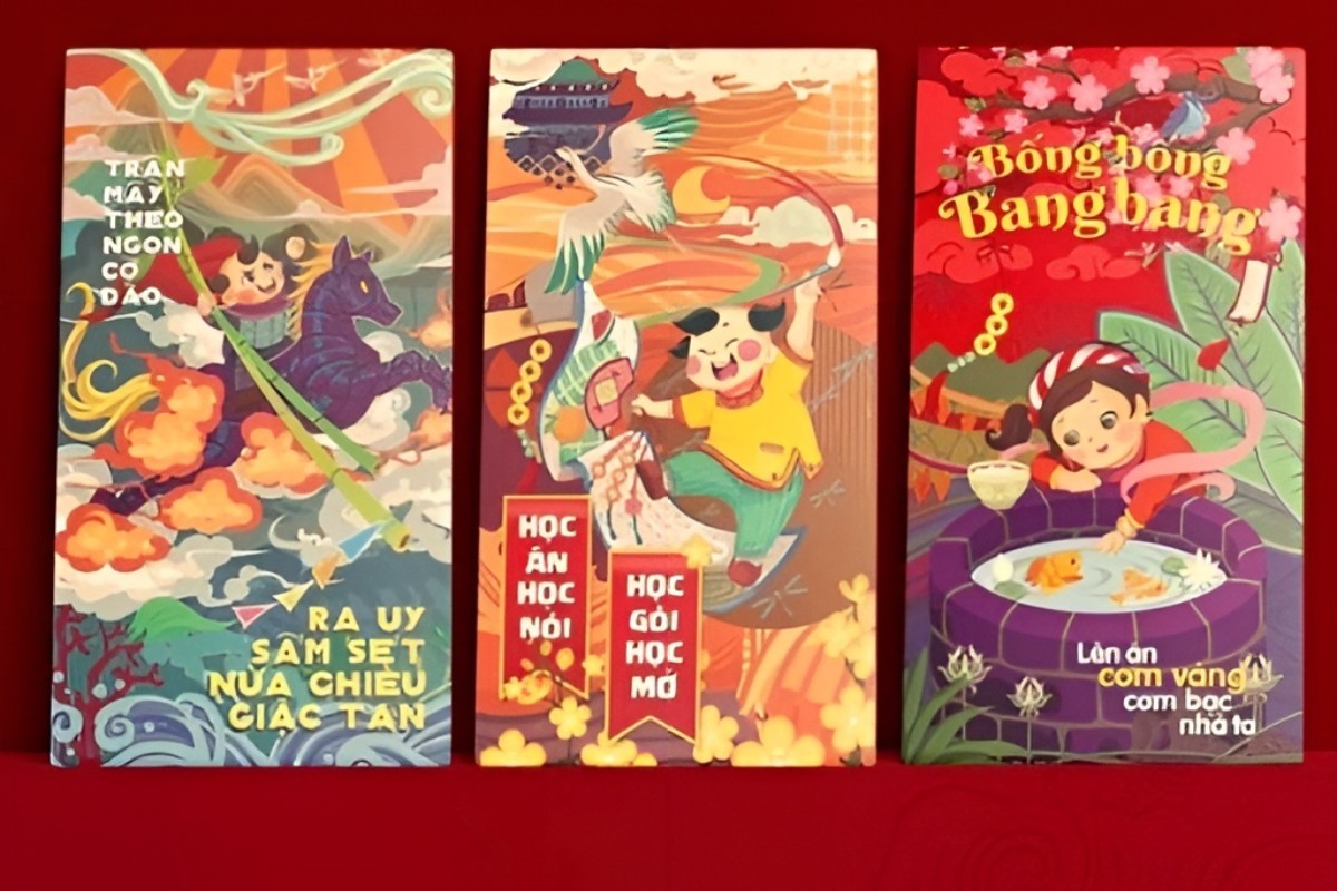 Bao lì xì doanh nghiệp dân gian