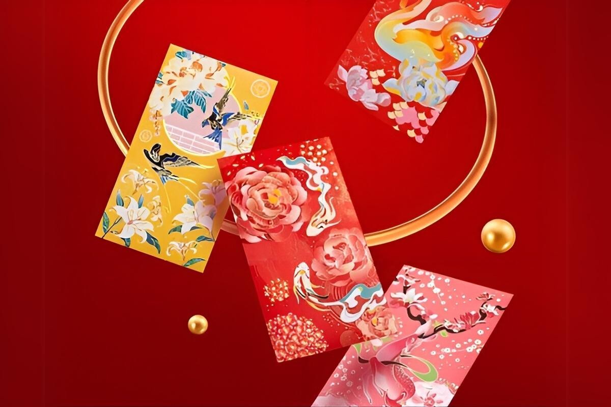 Bao lì xì đỏ rực rỡ