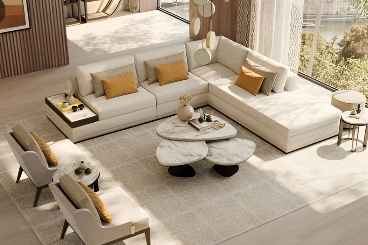 Sofa phòng khách chữ L