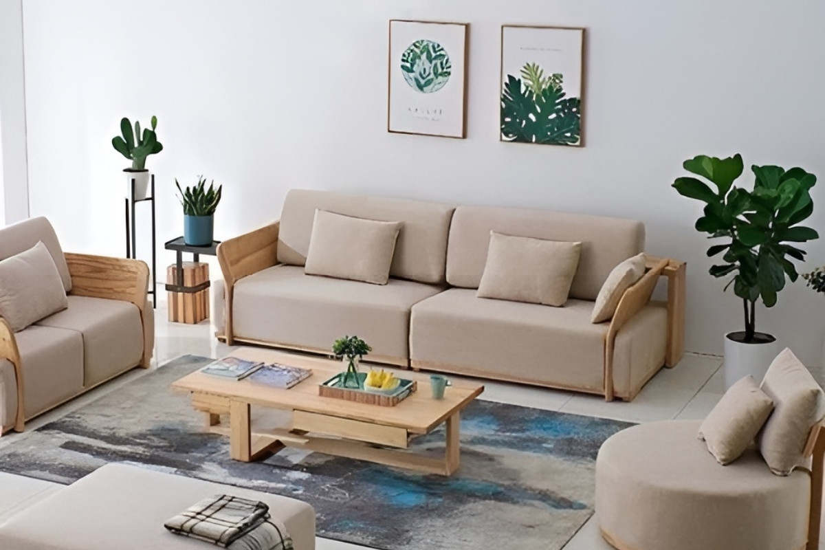 Sofa phòng khách bọc vải