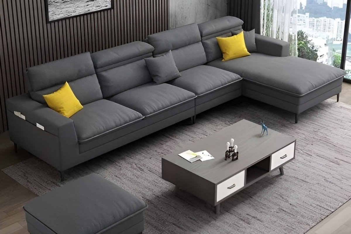 Sofa phòng khách vải nỉ