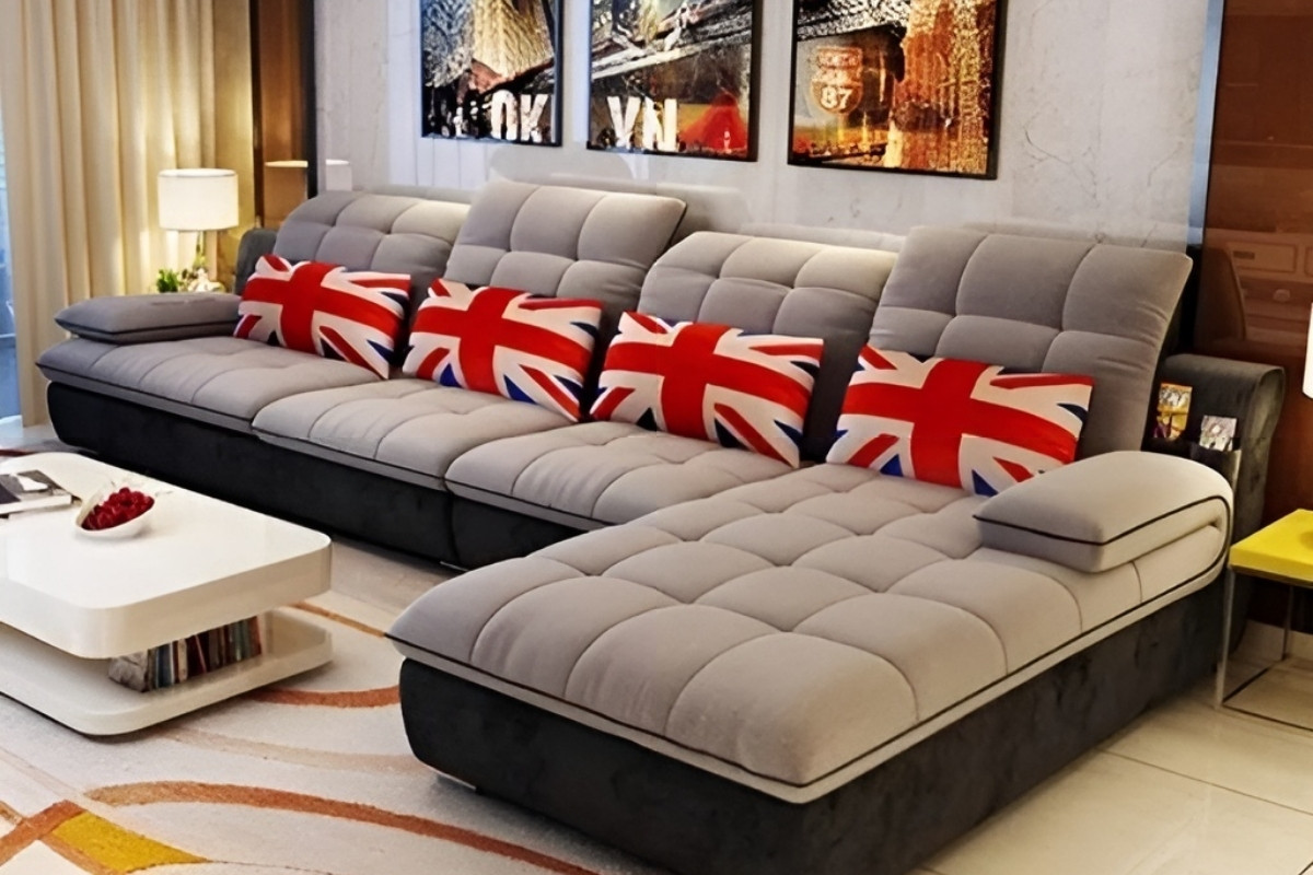 Sofa phòng khách vải nỉ