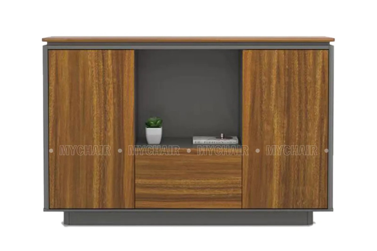 Tủ tài liệu cánh lửng bằng gỗ