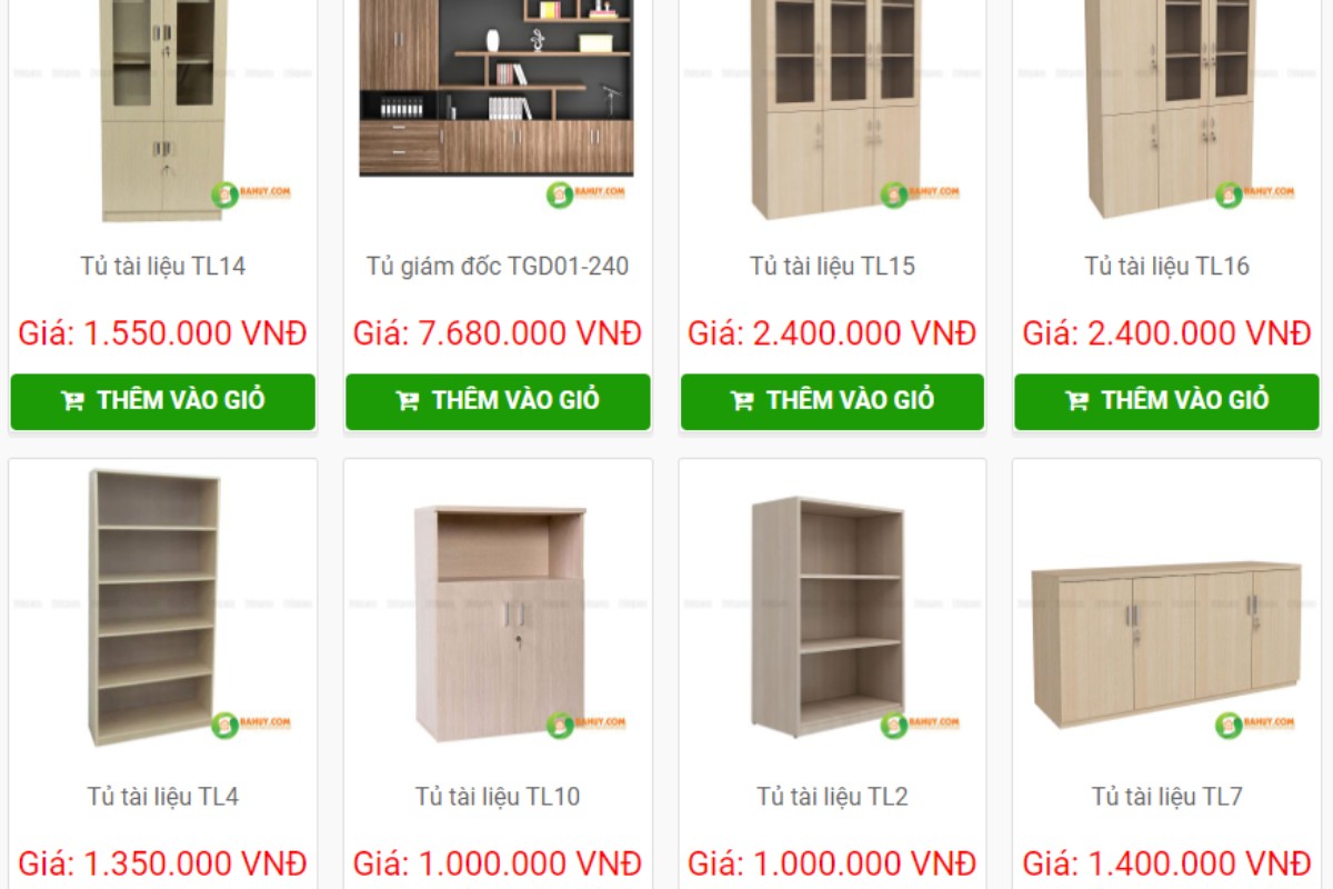 Nội thất Ba Huy - Địa chỉ mua tủ tài liệu cũ giá rẻ tại Hà Nội