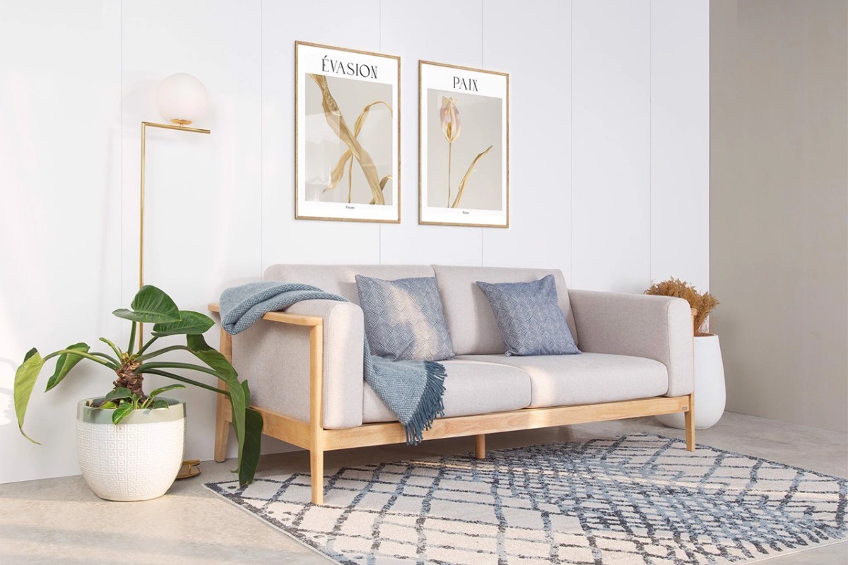 Gỗ cao su ứng dụng trong sản phẩm sofa
