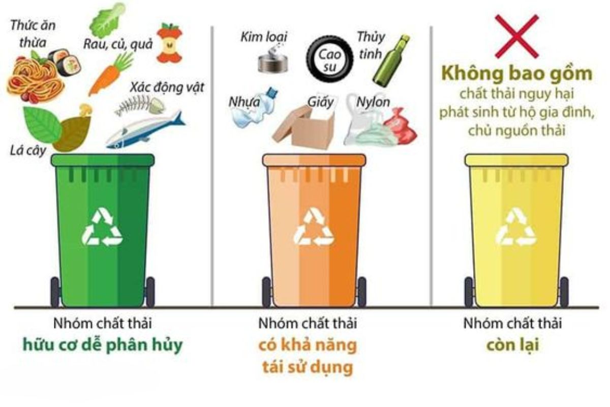 Tái chế rác thải để tạo ra một văn phòng xanh