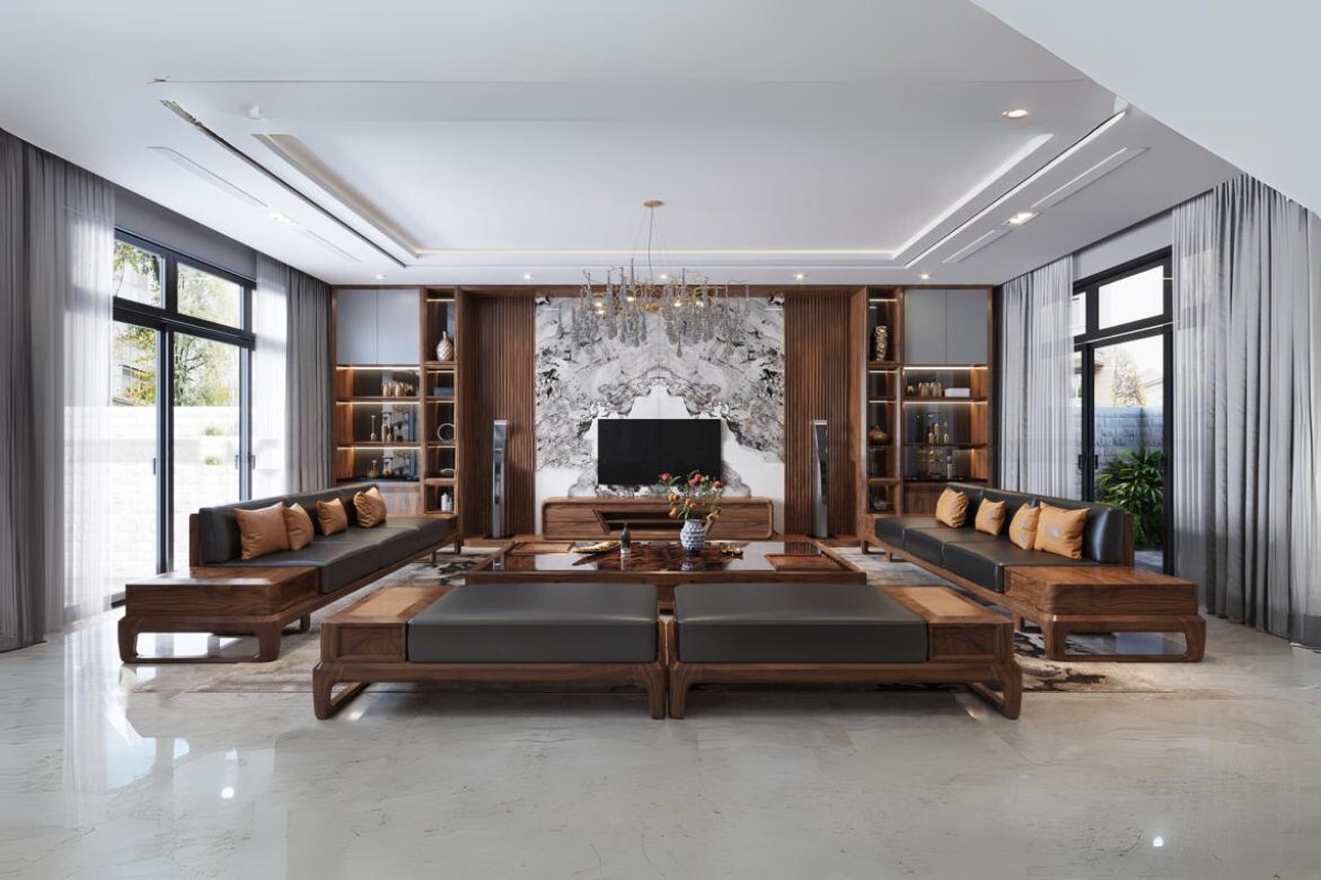 Sofa gỗ sang trọng