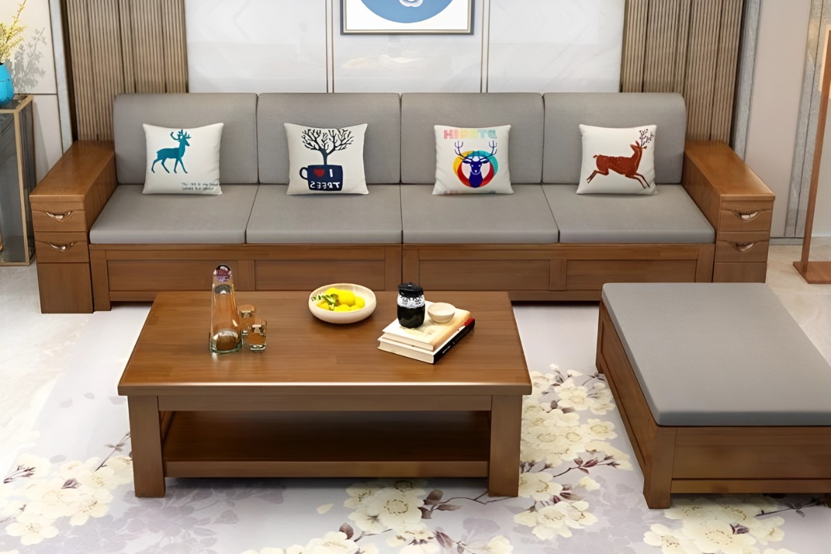 Sofa gỗ công nghiệp phủ Laminate