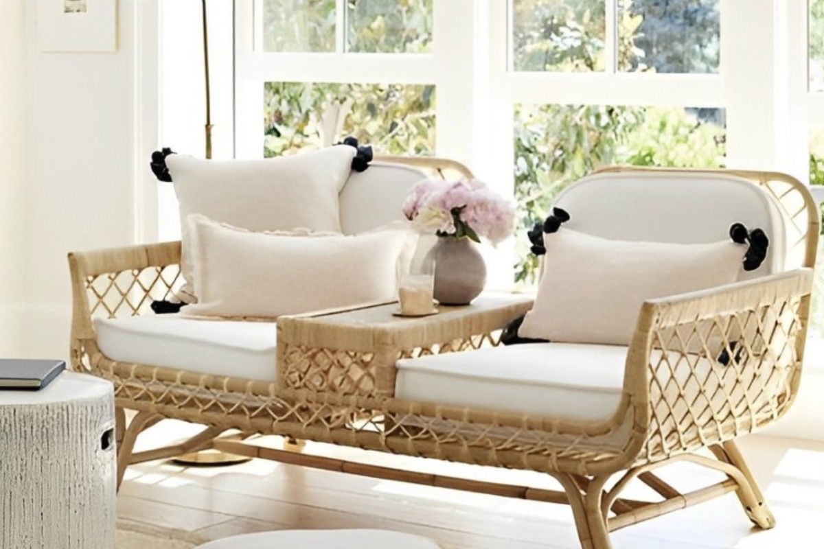 Sofa mây indochine đẹp mắt
