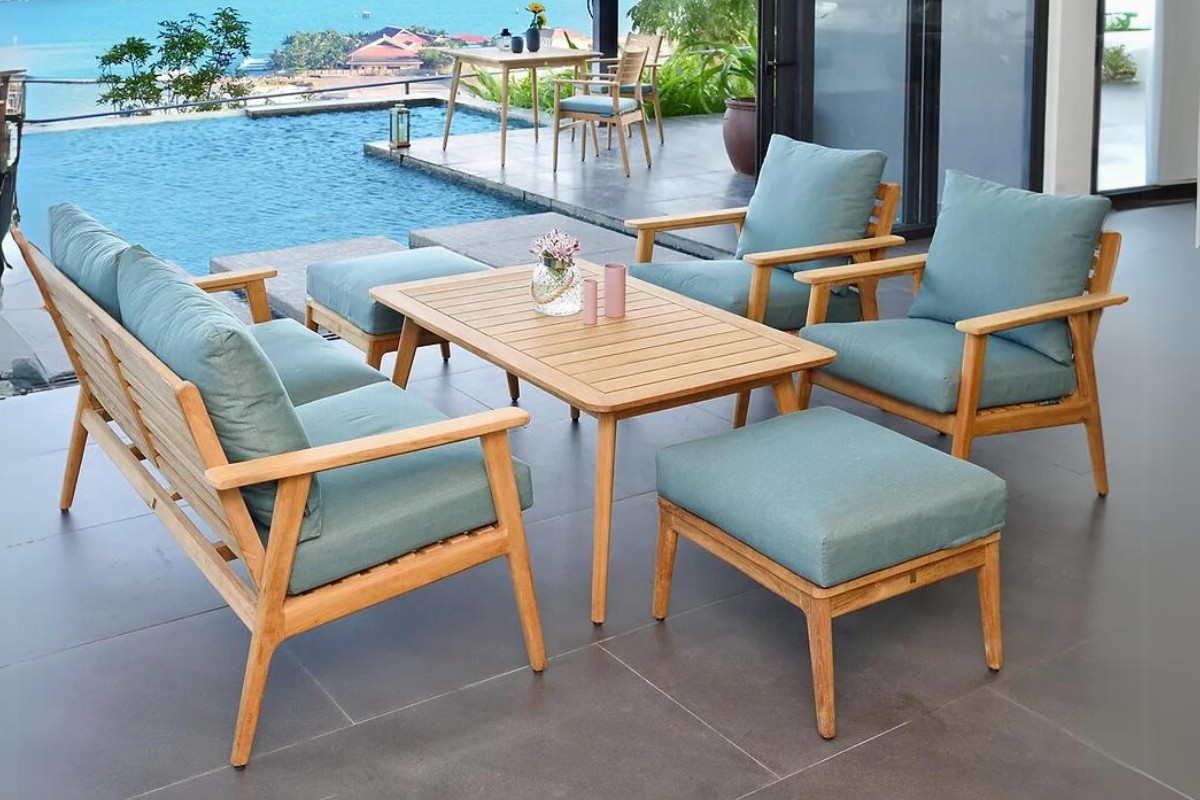 Sofa gỗ ngoài trời