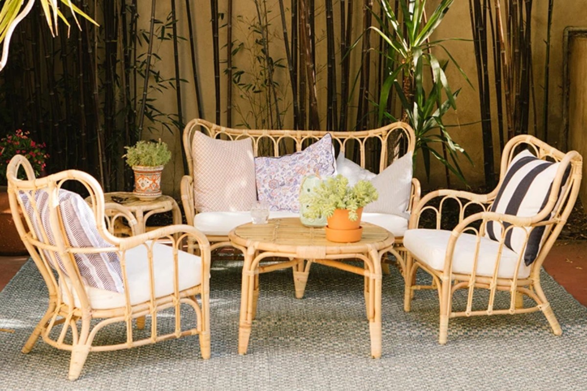 Sofa mây ngoài trời góp phần bảo vệ môi trường