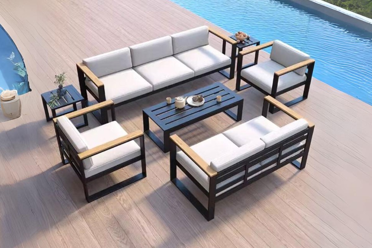 Sofa ngoài trời bằng sắt bền đẹp