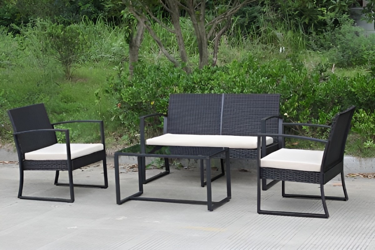 Sofa ngoài trời nhựa giả mây