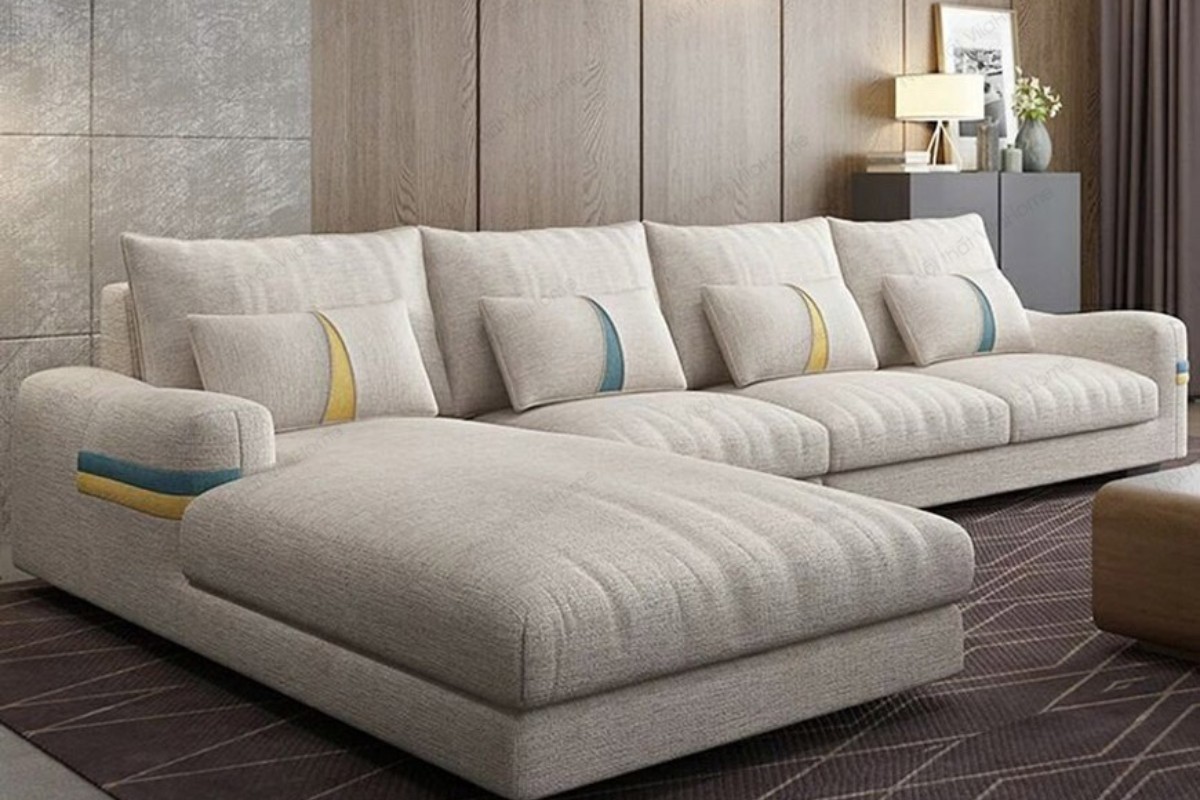 Sofa nỉ góc chữ L
