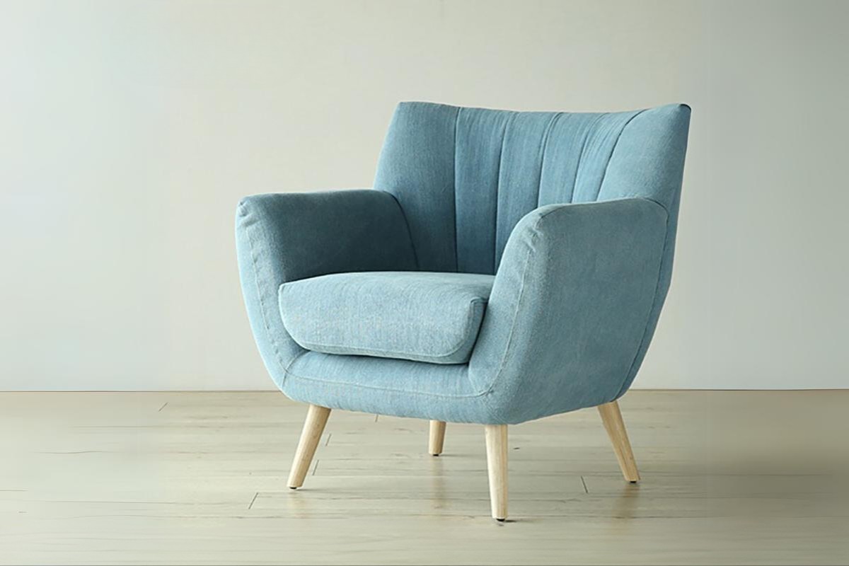 Sofa nỉ đơn có thiết kế đơn giản