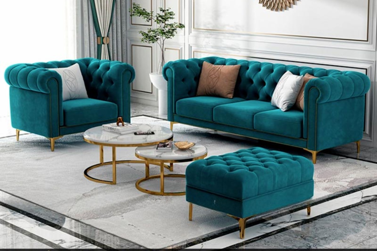 Sofa nỉ nhung mềm mại