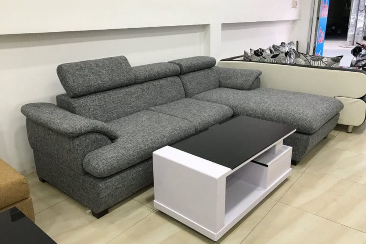 Sofa nỉ thô sợi gai mềm mại