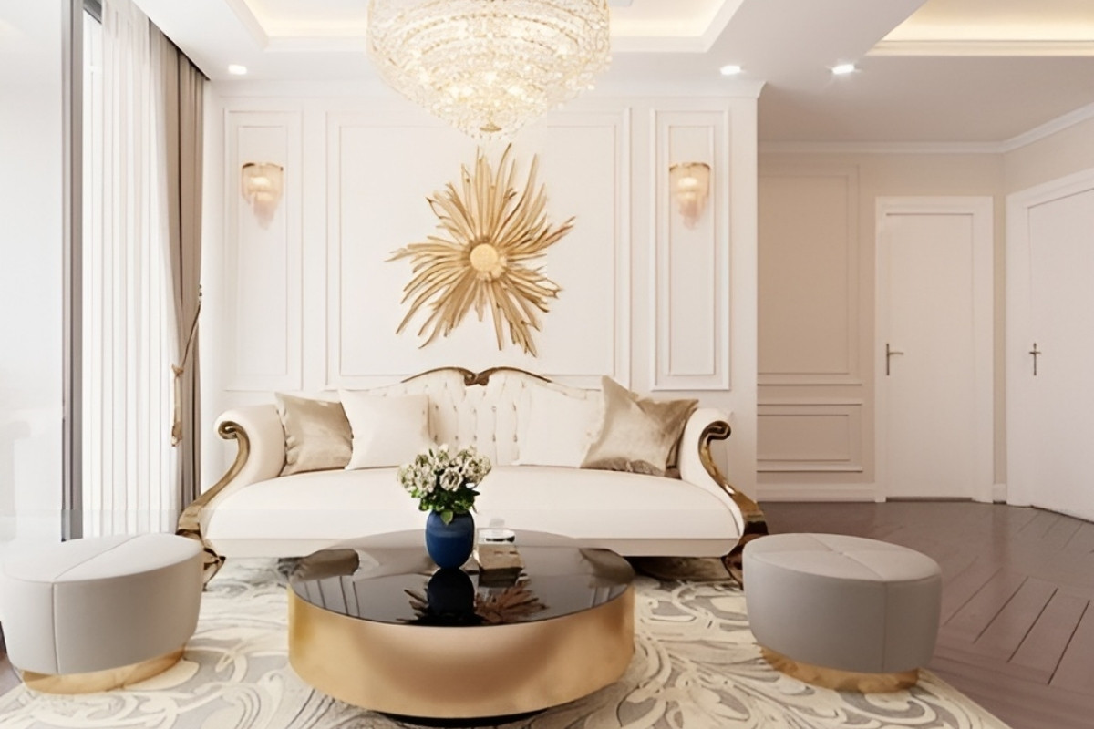Sofa phòng khách tân cổ điển