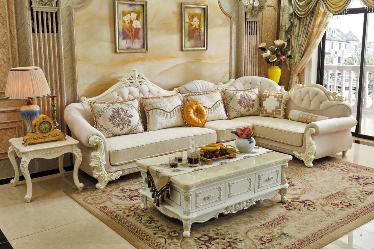 Sofa simili phong cách tân cổ điển