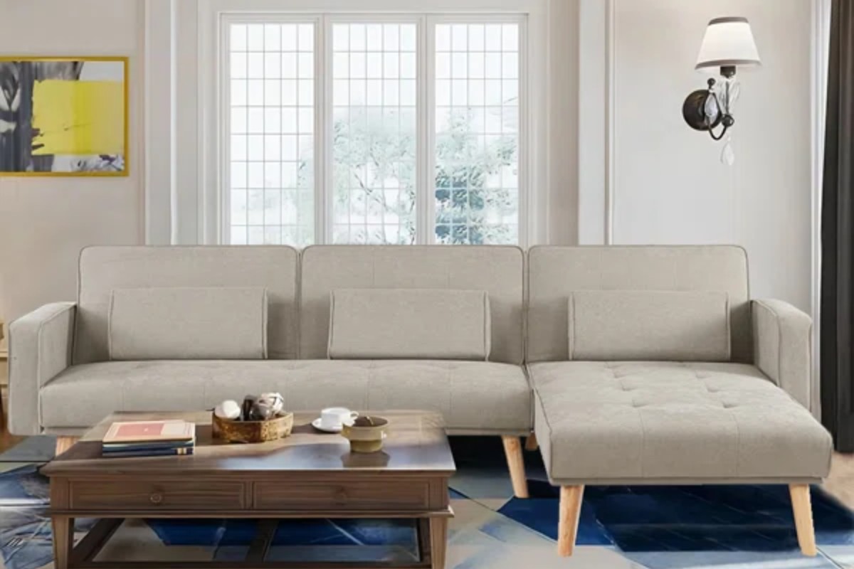 Sofa vải chữ L