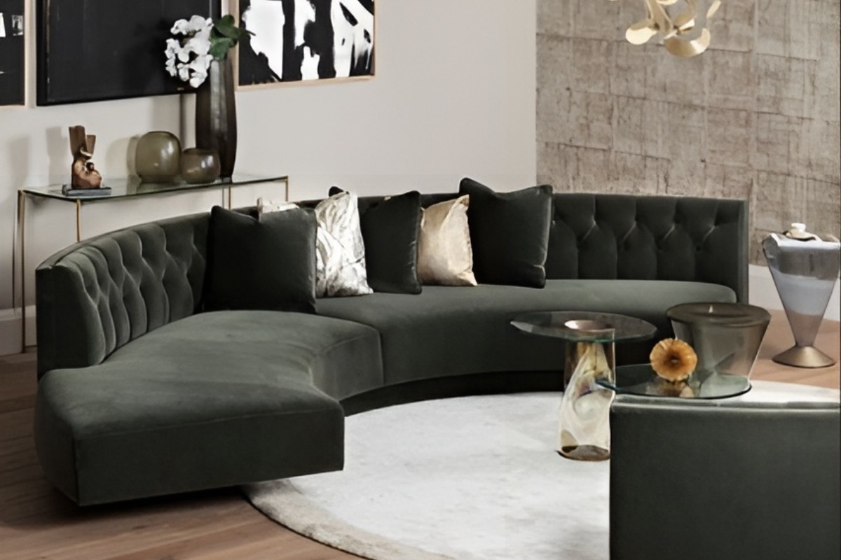 Sofa vải nhung cotton thấm hút tốt